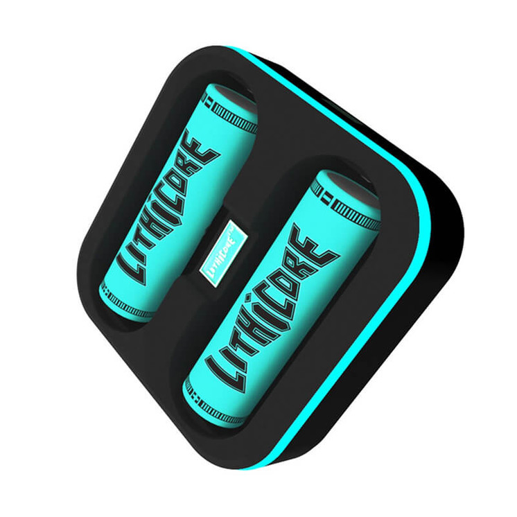 LITHICORE - PULSE 2 BAY POWER BANK CHARGER