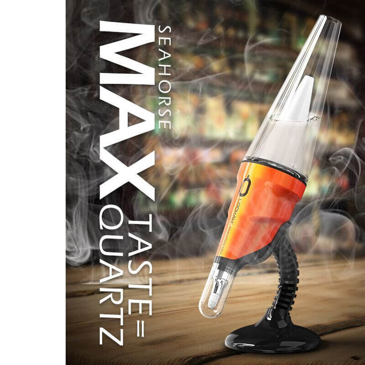 LOOKAH SEAHORSE MAX DAB VAPORIZER orange color