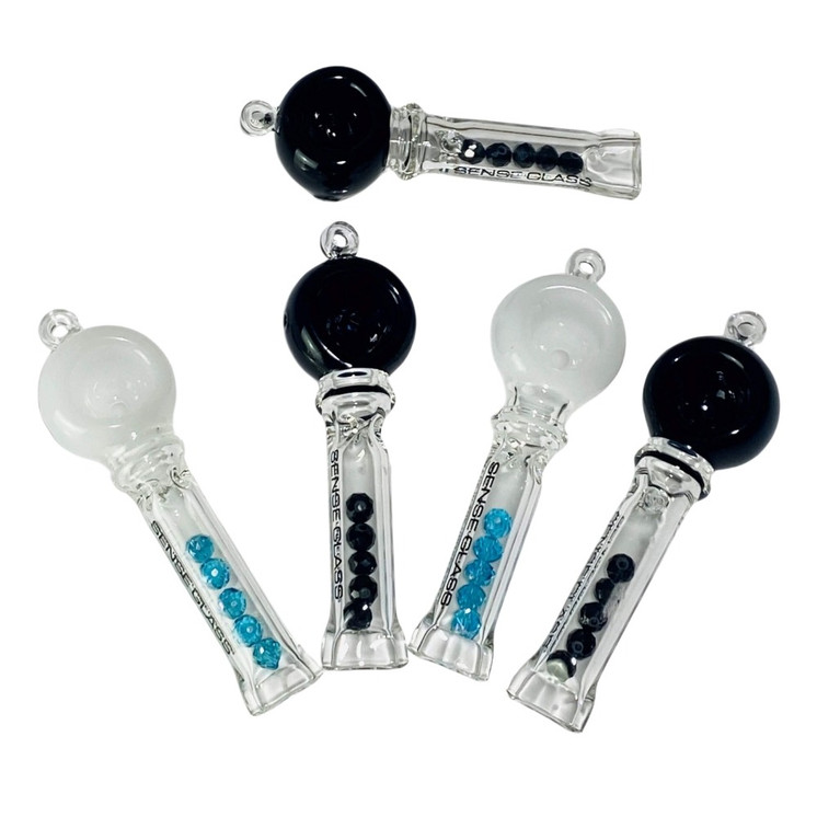 Sense Glass - Mini Spoon - Assorted - Price Per Piece