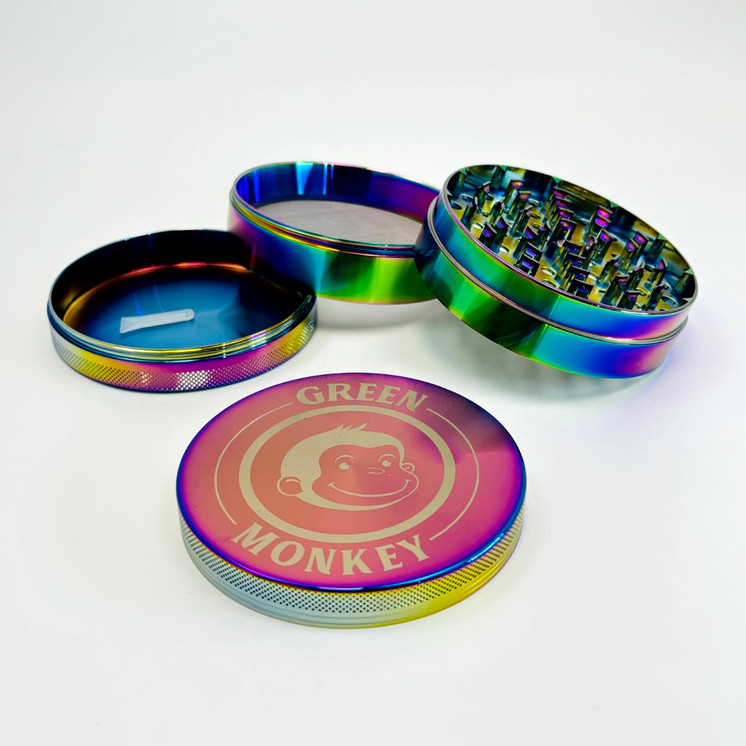 Grinder - Green Monkey - 100mm - 4 Parts