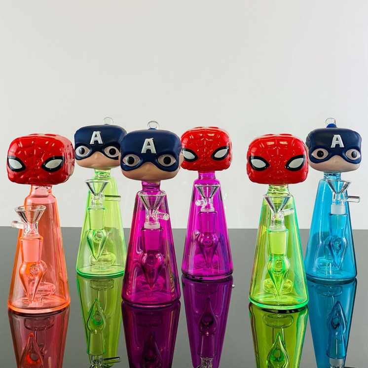 WATERPIPE 6" INCH - ASSORTED COLORS - PRICE PER PIECE