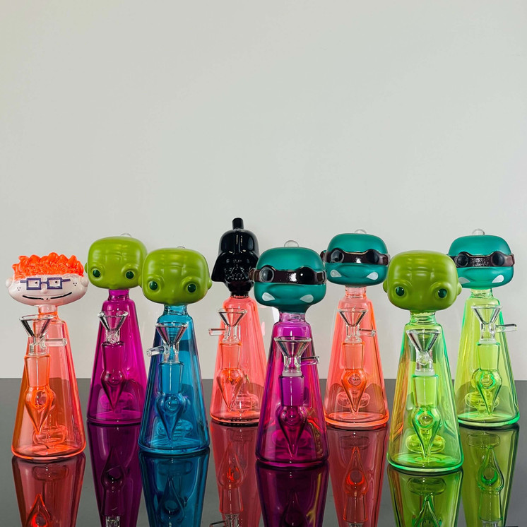 WATERPIPE 6" INCH - ASSORTED COLORS - PRICE PER PIECE