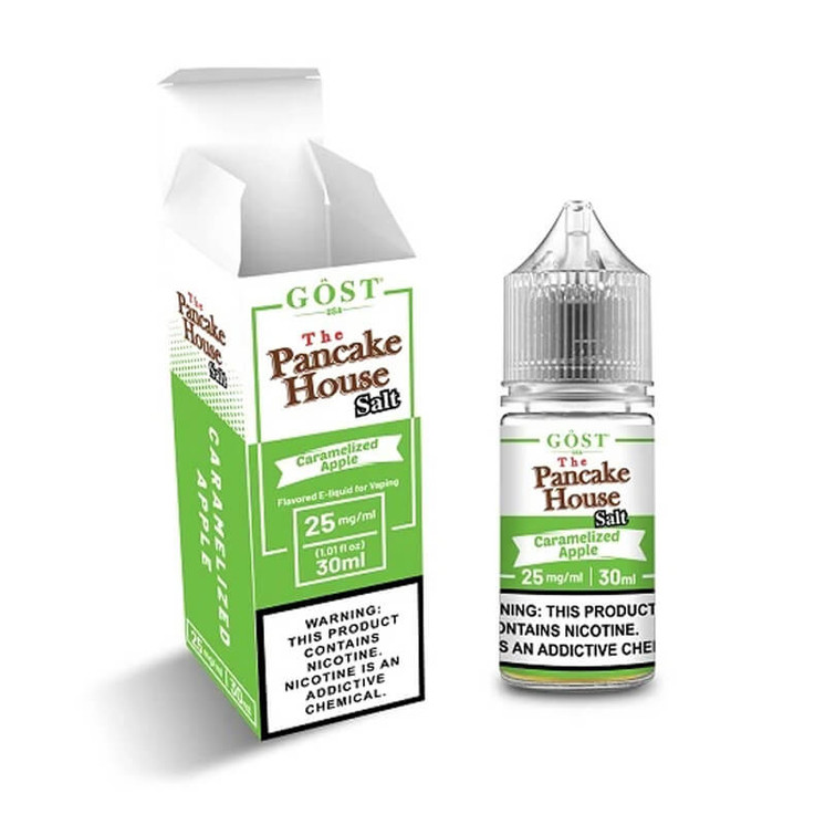 GOST USA THE PANCAKE/MILK HOUSE E-JUICE SALT caramelized apple