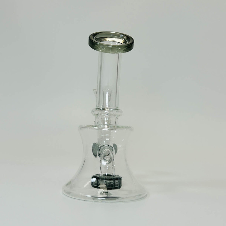 Bent Neck Waterpipe with Inline Perc - 5 Inch - WPHG225