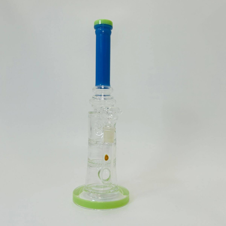 	
Honey Comb Waterpipe With Ice Catcher - 12 Inch - WPLG229-Light Blue