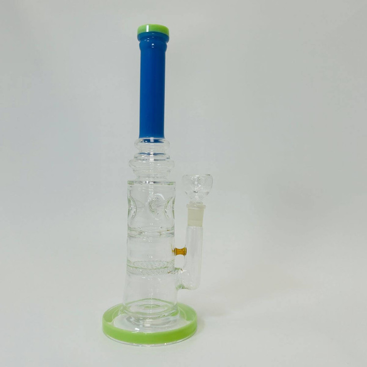 	
Honey Comb Waterpipe With Ice Catcher - 12 Inch - WPLG229-Light Blue