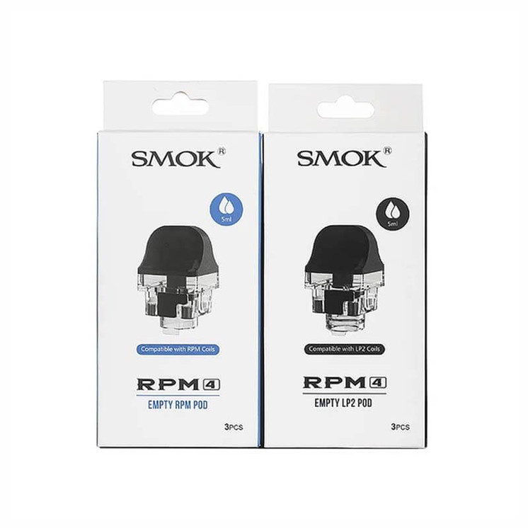 SMOK - RPM 4 EMPTY POD - 3 PIECES PER PACK