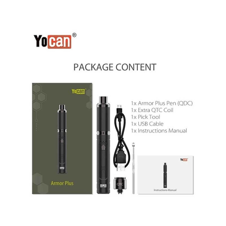 YOCAN - ARMOR PLUS - 650MAH DAB VAPORIZER KIT - box