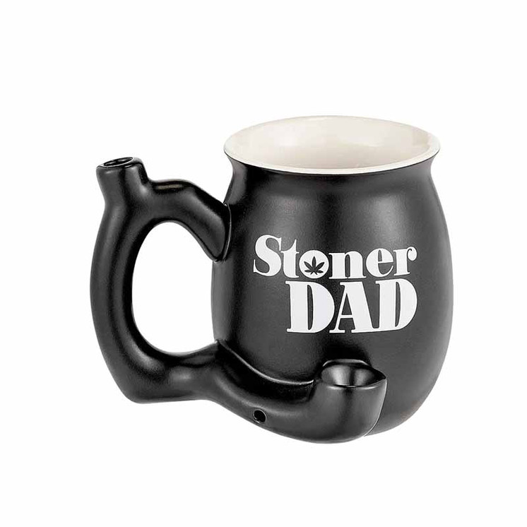 PREMIUM ROAST AND TOAST CERAMIC MUG PIPE-black-stoner dad