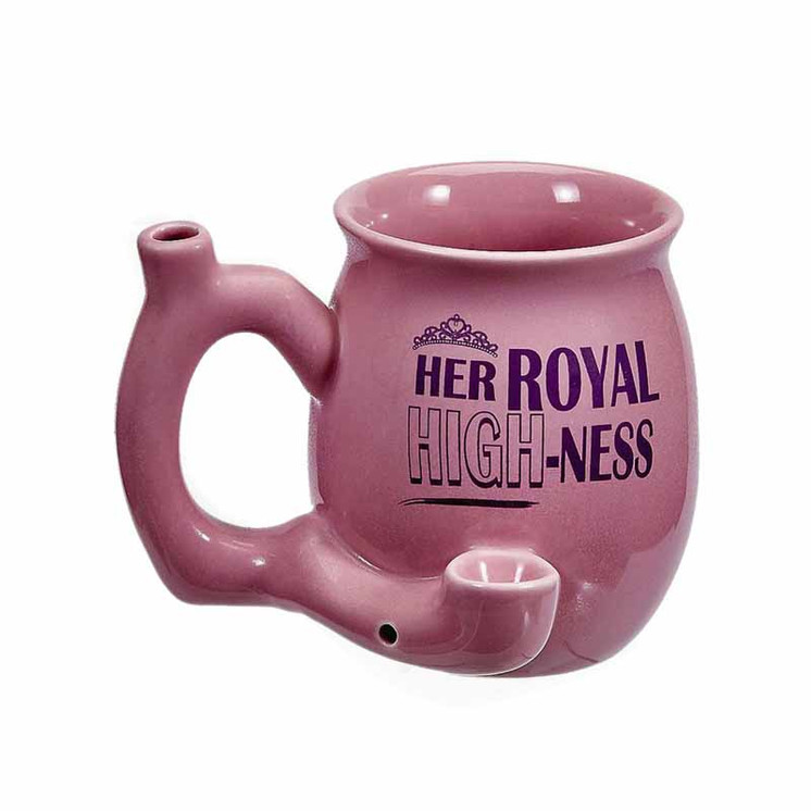 PREMIUM ROAST AND TOAST CERAMIC MUG PIPE-pink -royal highness
