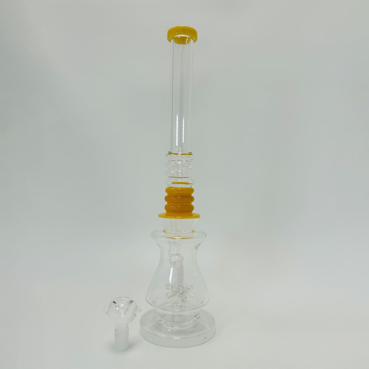 WPTG18 - 16 Inch Waterpipe - Straight Tube With Donut Shower Head
