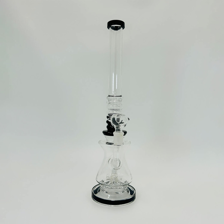 WPTG18 - 16 Inch Waterpipe - Straight Tube With Donut Shower Head