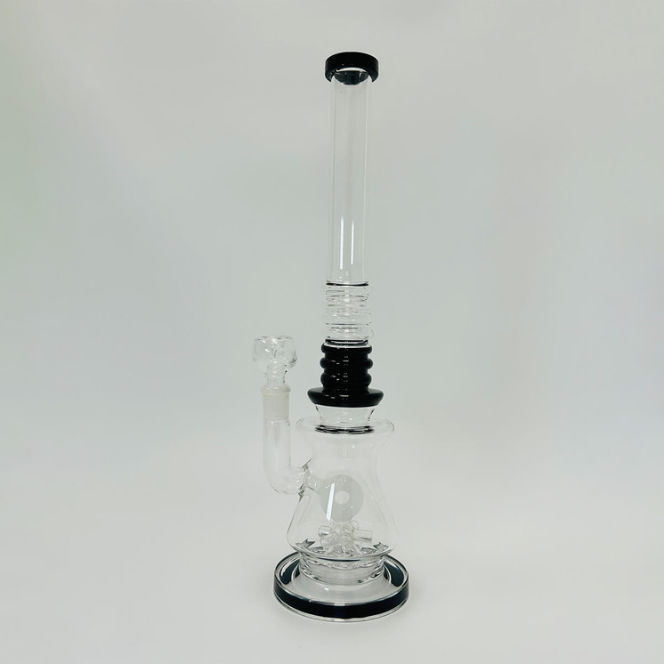 WPTG18 - 16 Inch Waterpipe - Straight Tube With Donut Shower Head