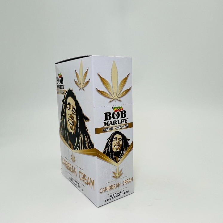 Bob Marley Hemp Wraps - 25 Packs Per Display - 2 Per Pack