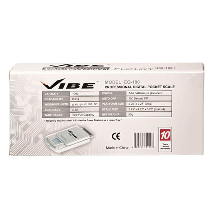 FUZION SCALE - VIBE - 100g x 0.01g - EQ-100