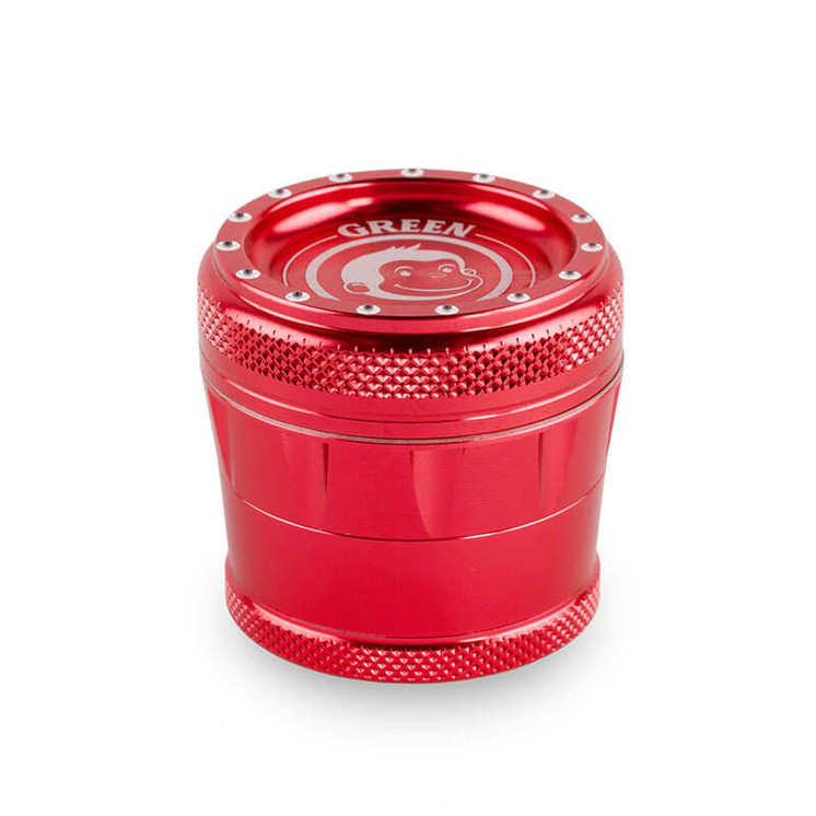 GRINDER GREEN MONKEY TAMARIN 50MM -  4 PARTS-red color