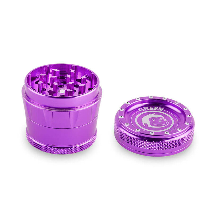 GRINDER GREEN MONKEY TAMARIN 50MM -  4 PARTS-purple color