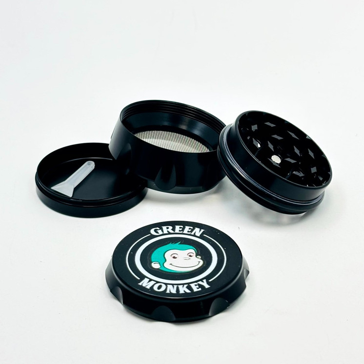 Grinder Green Monkey Baboon - 50mm - 4 Parts 