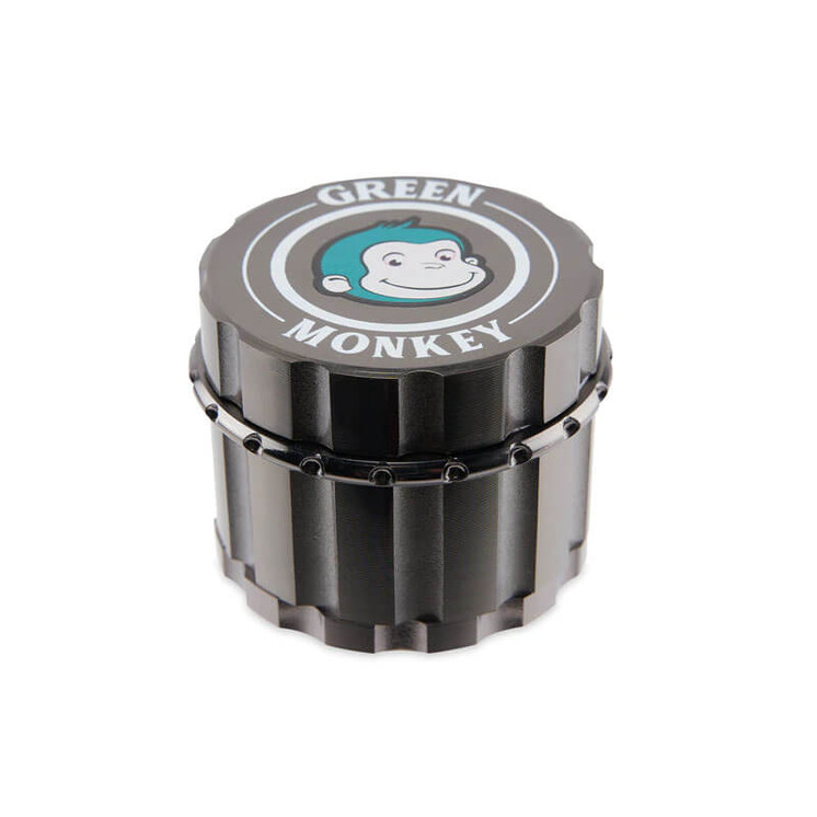 GRINDER GREEN MONKEY JAVAN - 55MM - 4 PARTS- gun metal