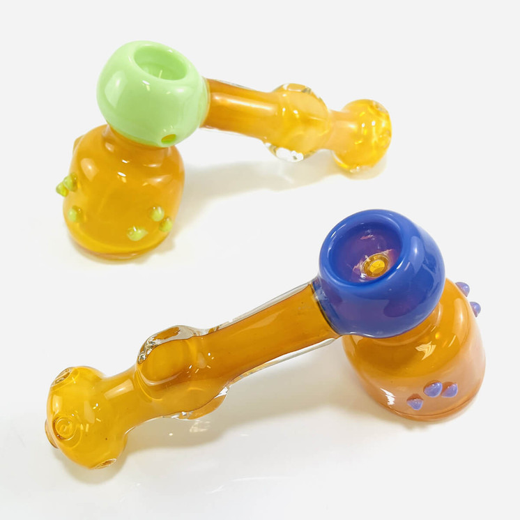  BUBBLER 6" INCH - HAMMER FUMED - ASSORTED