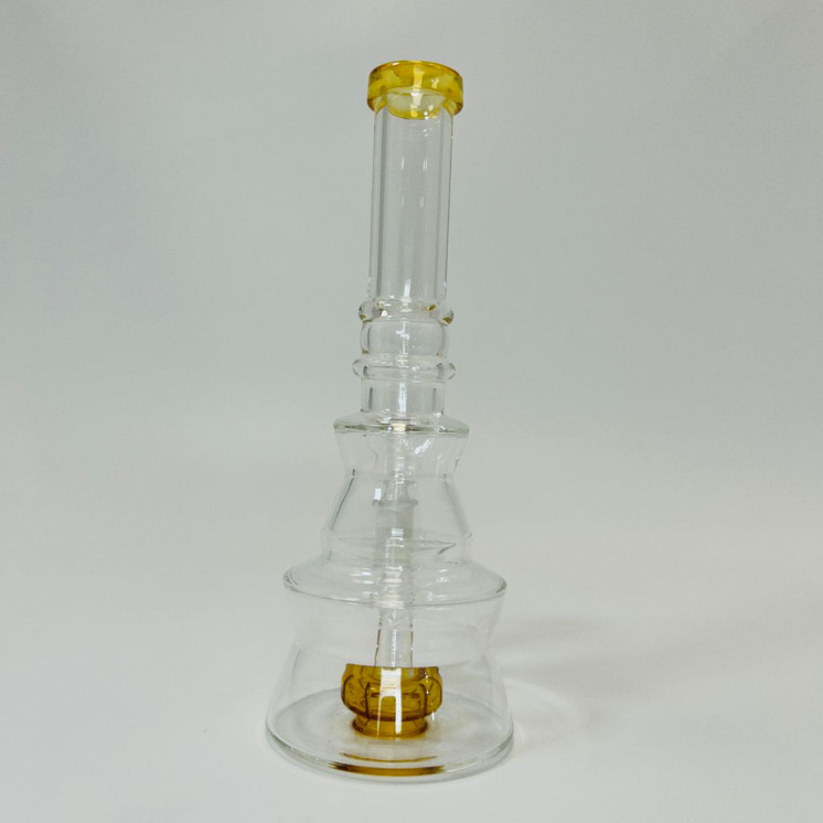 Waterpipe 8" Inch - With Perc-Yellow