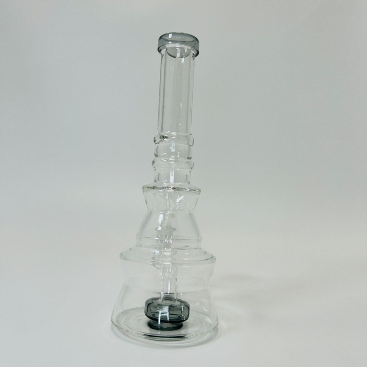 Waterpipe 8" Inch - With Perc-Black