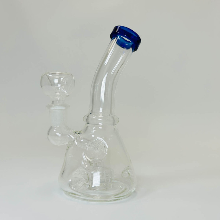 Glass Waterpipe with Perc - 6 Inch