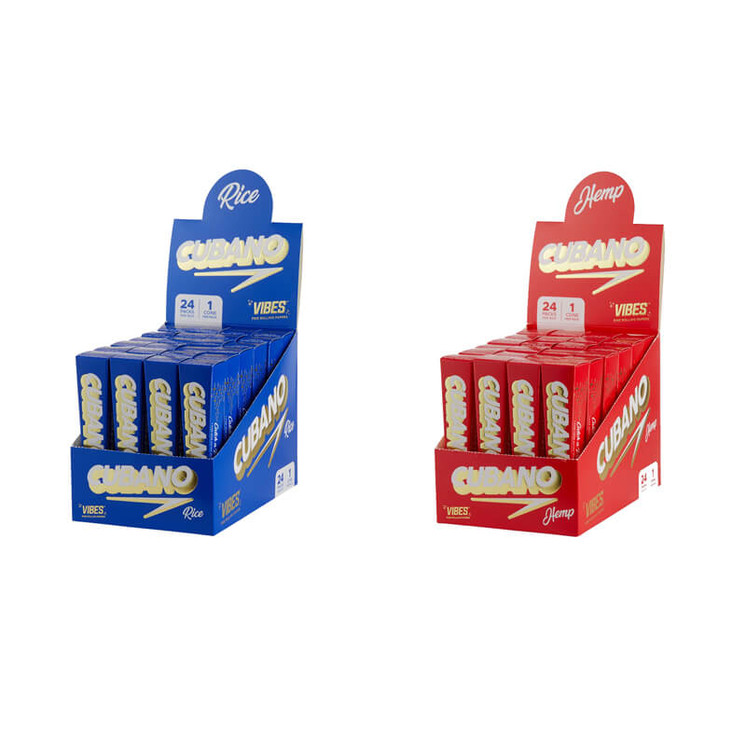 VIBES CUBANO CONES - KING SIZE - 24 COUNT PER BOX 