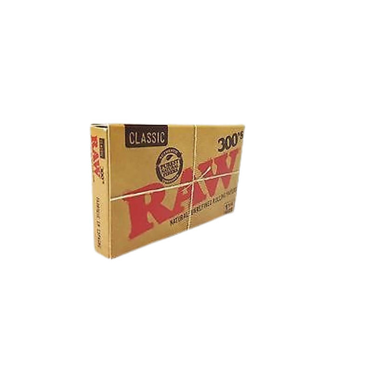 RAW NATURAL PAPERS - 1 1/4 300 BLOC - 20 PIECES PER BOX