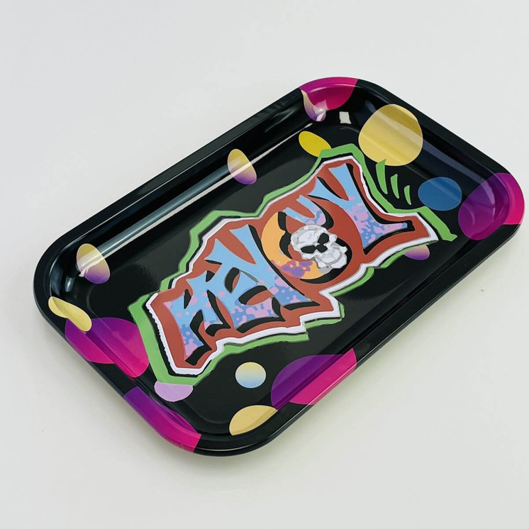 SMOKE ARSENAL TRAY MEDIUM METAL - 11"X7" -