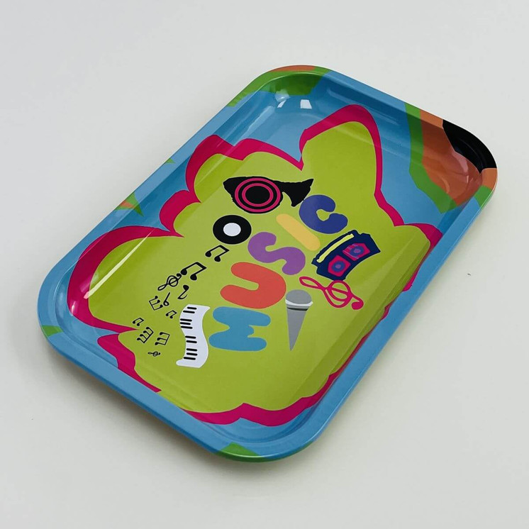 SMOKE ARSENAL TRAY MEDIUM METAL - 11"X7" -