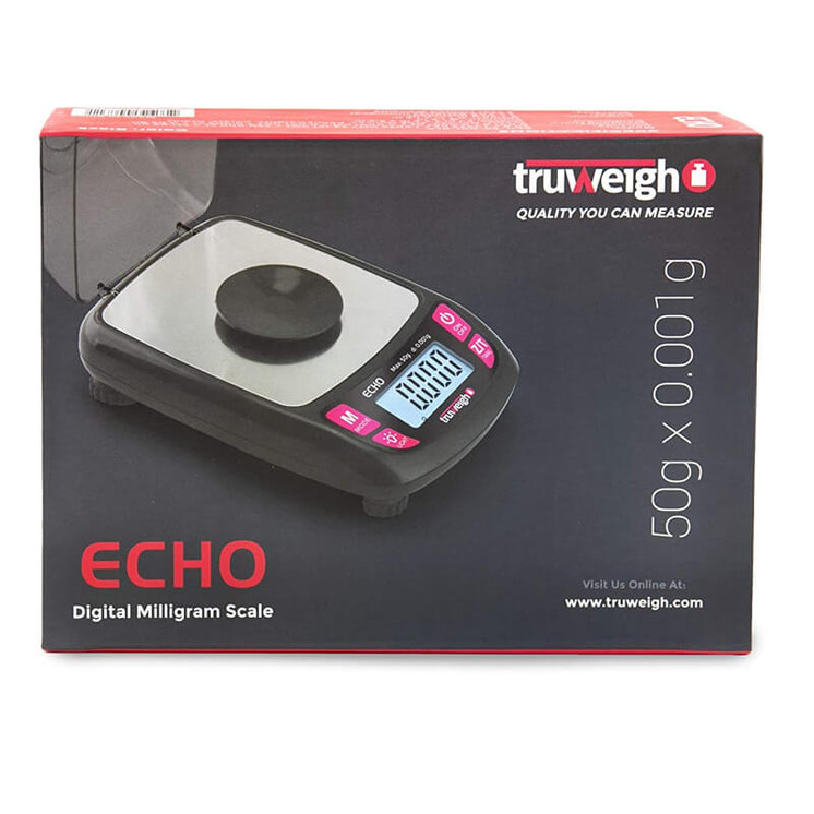 TRUWEIGH ECHO DIGITAL MILLIGRAM SCALE - 50GX0.001G - BLACK