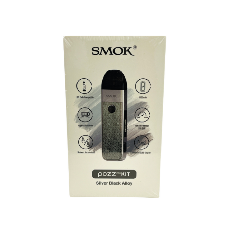 SMOK POZZ PRO KIT SILVER BLACK ALLOY