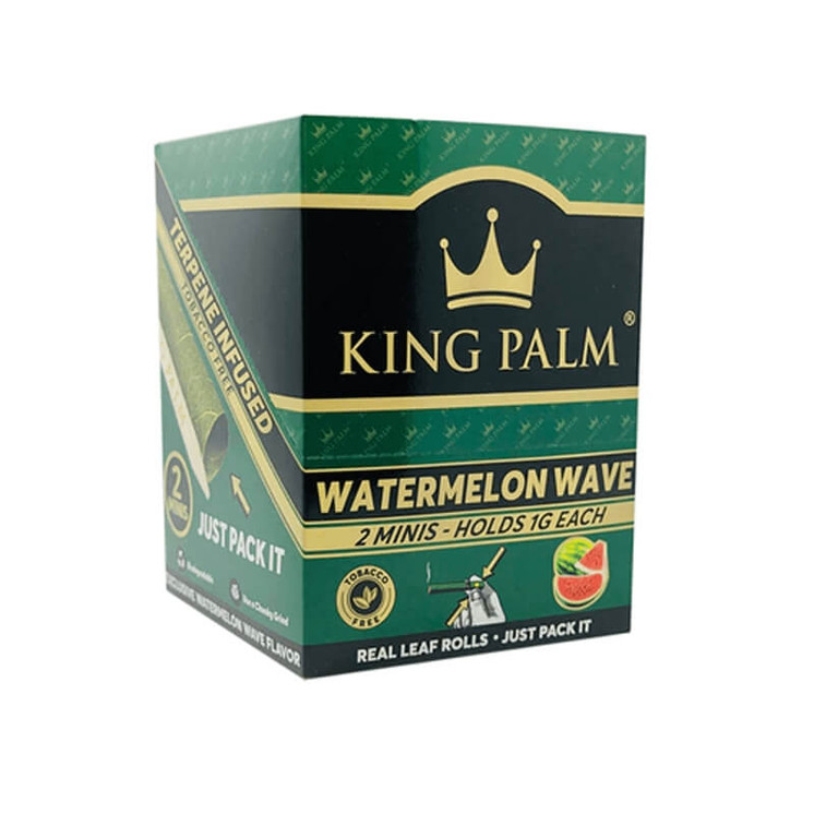King Palm Mini - 2 Count Per Pack - 20 Pack Display-Watermelon Wave
