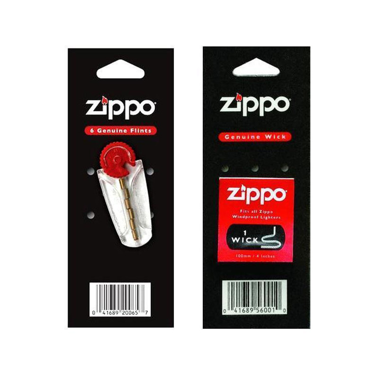 ZIPPO GENUINE FLINTS AND WICKS LIGHTER - 24 PACK PER BOX-02