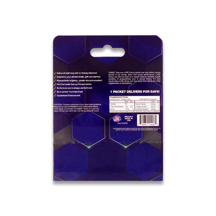 LUXE HONEY - 12 PACKS PER BOX