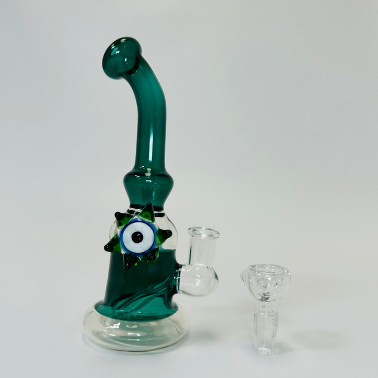 Waterpipe 7 Inch - Eye With Color Neck