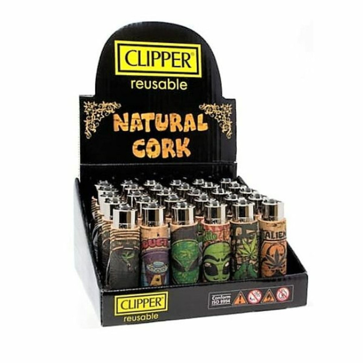 CLIPPER - LIGHTER CORK COVER - 30 LIGHTER PER DISPLAY