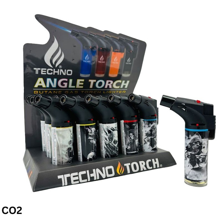 Techno Torch Angle Gun Assorted Print CO2