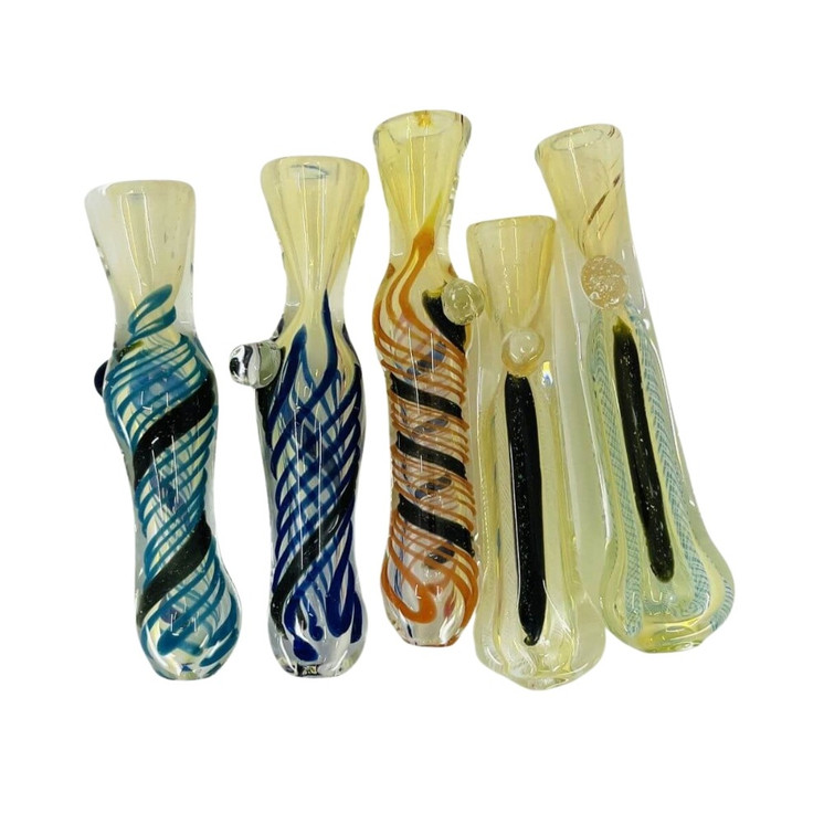 ONE HITTER-CHILLUM PINK - 5 PER PACK - ASSORTED