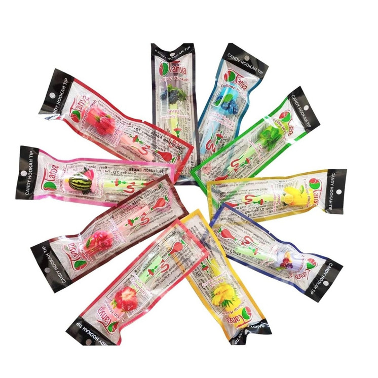 TANYA - LOLLIPOP  CANDY HOOKAH TIPS - 10 LOLLIPOP PER BAG