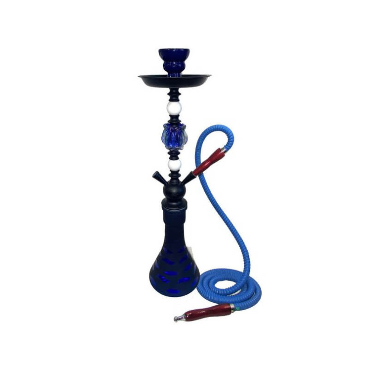 ZEBRA HOOKAH CHARLIE 21" INCH - 1 HOSE - ASSORTED -blue