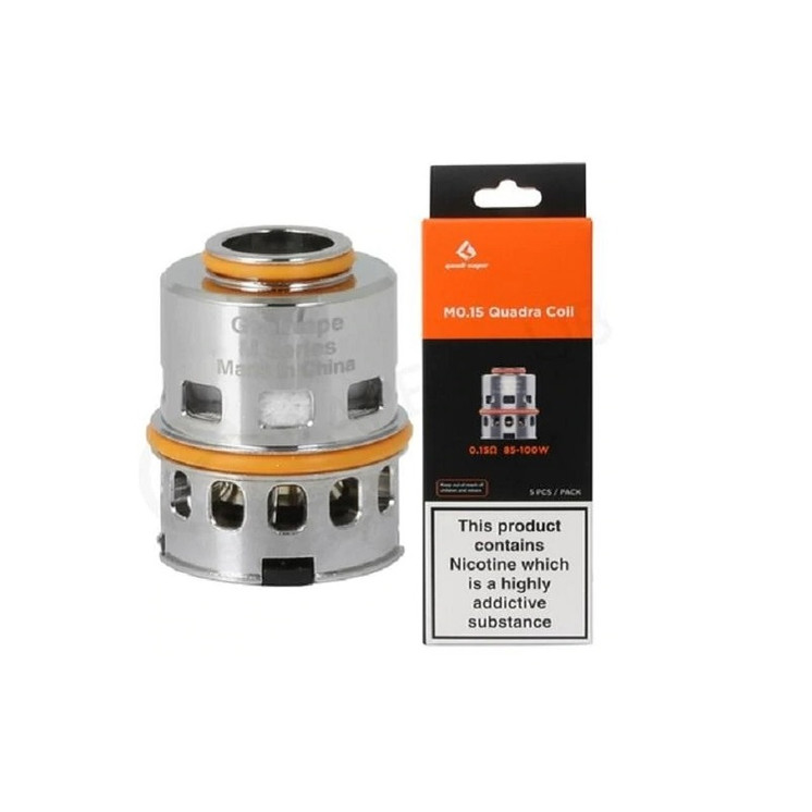 GEEKVAPE - QUADRA COIL M 0.15 ohm - 5 COIL PER PACK