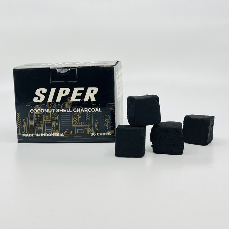 SIPER - HOOKAH CHARCOAL - 20 COUNT PER BOX