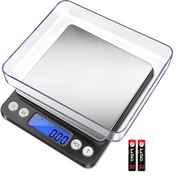 FUZION - DIGITAL POCKET SCALE - 500gX0.01g PT-500 - SILVER