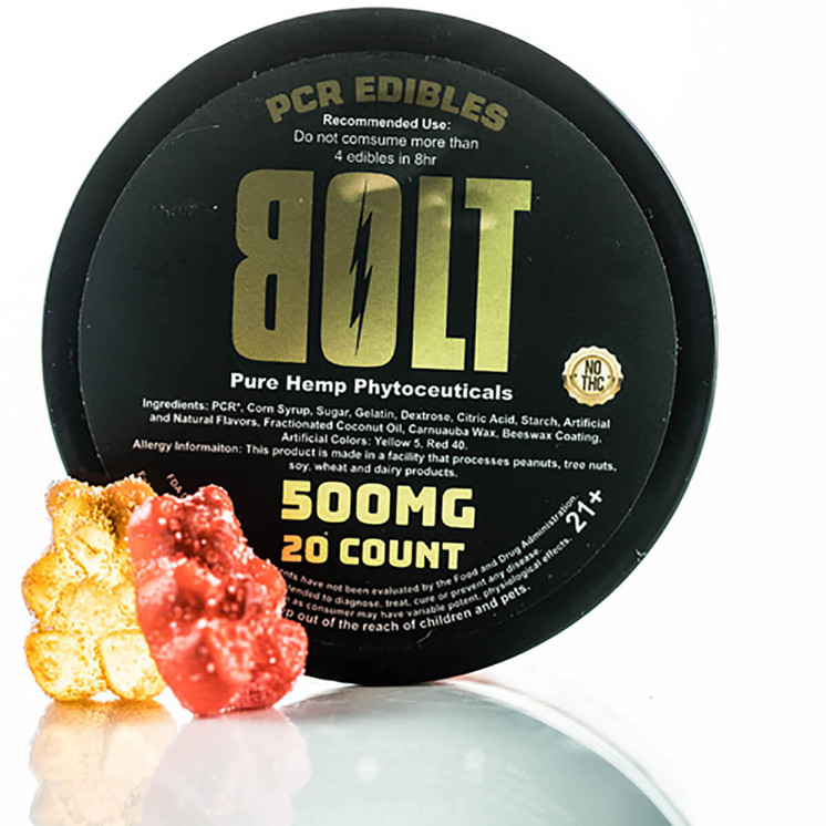 BOLT CBD GUMMY - ASSORTED FLAVORS - 20 COUNT