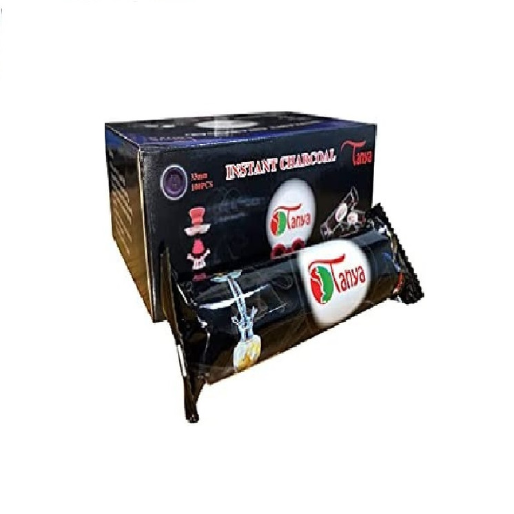 TANYA - INSTANT CHARCOAL - 40mm 100PACES