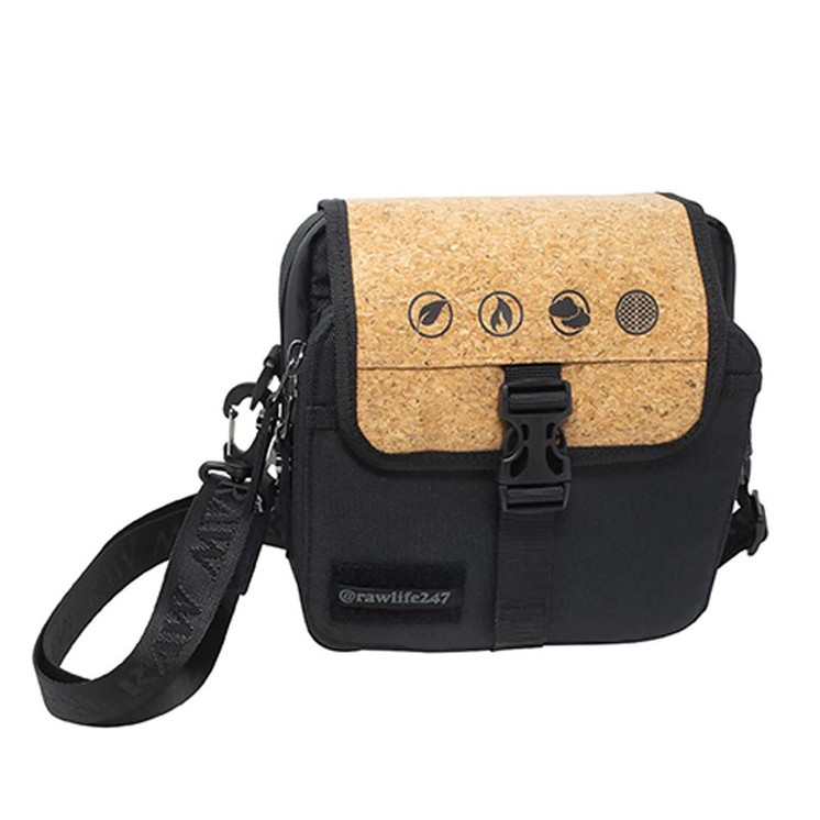 RAW - X ROLLING PAPERS DAY BAG WITH CORK TOP & FOIL POU