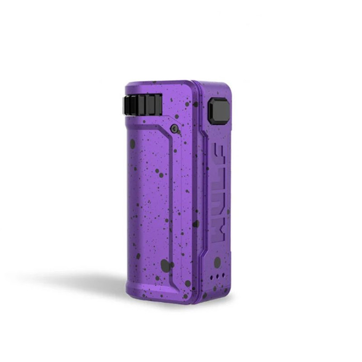 YOCAN - WULF UNI S ADJUSTABLE CARTRIDGE VAPORIZER LIMITED EDITION-PURPLE BLACK SPLATTER