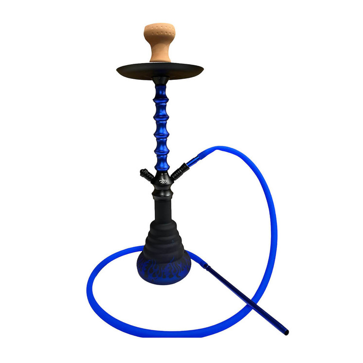 Dud Hookah Domino -  23" In Size - 1 Hose - Assorted Colors - Price Per Piece